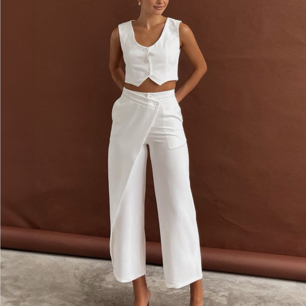NWT Commense Asymmetrical Pants Set